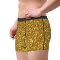 thumbnail image 2 of Yiaed Gold Glitter Print Men's Soft Cotton Boxer Shorts Breathable Boxers Underwear Moisture-Wicking Underwear Stretch Boxer Briefs for Man-Large, 2 of 5