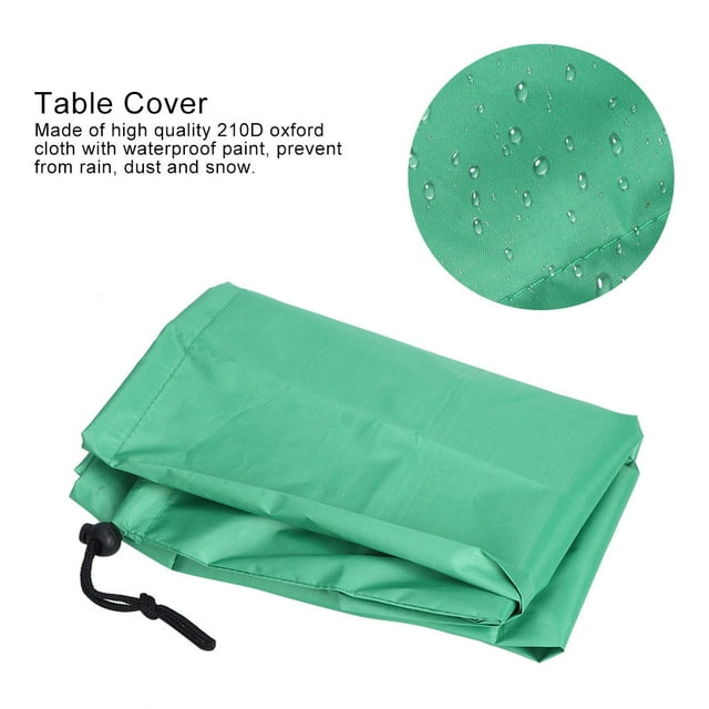 Housse de Table Imperméable en Tissu Oxford pour Patio Extérieur de Jardin