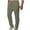 Green, variant on Pants for Men Lisbinx Breathable Social Gatherings Sweatpants Slim Fit Trendy Solid Oversized for Male Elastic Waist Relaxed Spring Savings