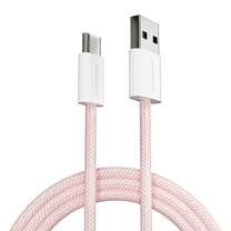 Liquipel Powertek Pastel Braided USB-A to USB-C - Pink