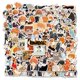 thumbnail image 4 of Funda de teléfono impermeable para niños, pegatinas variadas de Anime japonés, Attack on Titan, Spirited Away, Dragon Ball, Haikyuu, 100, 4 of 4