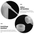 thumbnail image 6 of NIYANGLE Squeeze Bottles Condiments Salad Sauce Dispenser White Plastic 5Pcs, 6 of 8