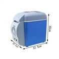 thumbnail image 2 of Niceauty Electric Cooler for Road Trips Car Fridge Metal Blue 1Pack, 2 of 7