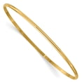 thumbnail image 1 of Bracelet à Enfiler Demi-Rond Poli Solide en Or Jaune 14K 2mm, 1 of 2