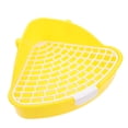 thumbnail image 5 of Caja de arena para conejos, inodoro para mascotas, orinal triangular, entrenador, caja de arena esquinera, 5 of 5