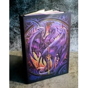 Dragon's Lair Fantasy Nether Blade Purple Dragon Embossed Journal Diary Notebook