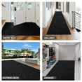 thumbnail image 5 of ANTPOP Area Rugs Outdoor Runner Rug Indoor Carpet Runners Non Slips Utility with Rubber Backing for Kitchen Hallway Entryway Garage Black 2ft x 16ft, 5 of 6