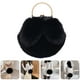 thumbnail image 5 of 1 bolso bandolera con orejas de conejo de peluche a la moda, bolso de hombro con cadena para mujer y niña, 5 of 7