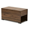 thumbnail image 2 of Baxton Studio Skylar Modern and Contemporary Walnut Brown Finished Cat Litter Box Cover House, 2 of 10