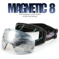 thumbnail image 4 of FEISEDY Magnetic Ski Goggles for Men Women Youth Frameless Snow Goggles 100% UV Protection Snowboard Goggles B0020, 4 of 14