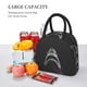 thumbnail image 5 of Balery Black And White Shark Bolsa de Almuerzo para Mujeres, Caja de Almuerzo, Bolsa de Almuerzo Pequeña Impermeable, Tote de Almuerzo Reutilizable con Gran Capacidad, 5 of 6