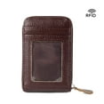 thumbnail image 1 of PEACNNG RFID Blocking Zipper Credit Card Wallet for Women  12 Card Slots  Small Clutch Purse with Stylish, 1 of 7