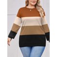 thumbnail image 4 of Weardear Plus Size Sweaters for Women Long Sleeve Crew Neck Fall Pullover Sweater, 4 of 6