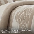 thumbnail image 4 of 5-Piece King Comforter 5pcs Set,Taupe, 4 of 21