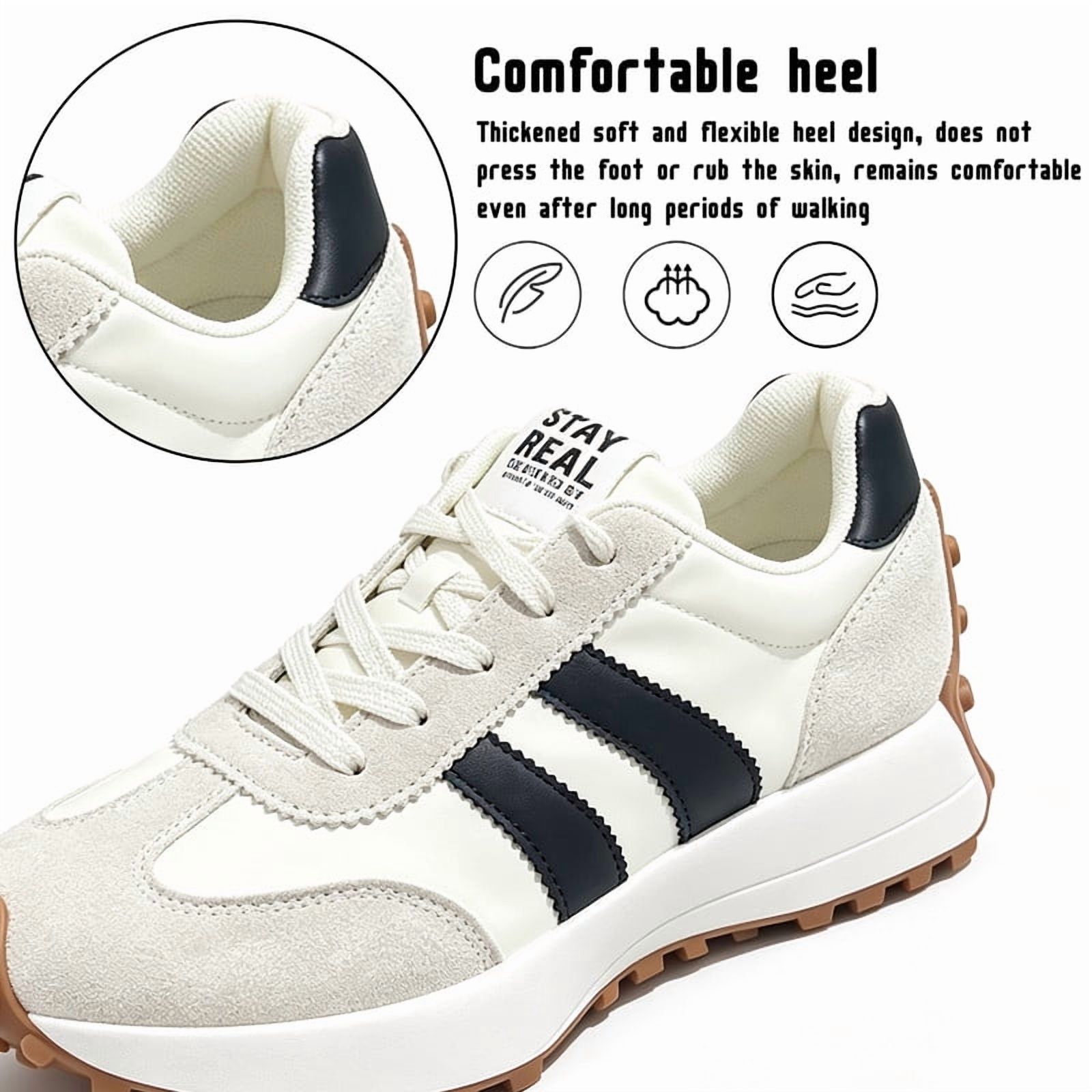 Beranmey Women's Casual Platform Sneakers with Memory Foam photo 3