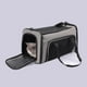 thumbnail image 4 of Transportín transpirable para mascotas, plegable, portátil, para cachorros, conejos, perros y gatos Gris L, 4 of 9