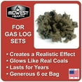 Midwest Hearth Rock Wool for Gas Log 6 oz. Bag