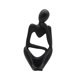 thumbnail image 5 of Escultura de pensador abstracto, artesanía, figuras, estatuas, decoración para el hogar y la oficina, regalos Negro Izquierda, 5 of 9