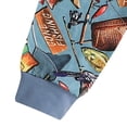 thumbnail image 6 of JUMEYU Summer Baby Boy Clothes Set Baby Boys Clothes Letter Short Sleeve Romper Boys Shorts Boys 2Pcs Outfits Set 0 3 6 9 12 18 24 Months (Blue,3-6 Months), 6 of 7