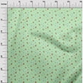 thumbnail image 2 of oneOone Cotton Silk Fabric Leaves|Insect & Flower Floral Print Fabric by Yard 42 Inch Wide, 2 of 4