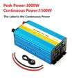 thumbnail image 1 of Inverter with Charger Car Power Inverter Pure Sine Wave Transformer Backup Battery ,Easy to Use, 1 of 6