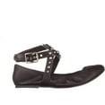 thumbnail image 4 of Womens Steve Madden Mollie Ballet Flat, Black Leather, 4 of 6