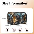 thumbnail image 5 of Fotbe Cute Skeletons Figurines for Two Slice Toaster Cover, Fingerprint Protector, Super Soft Appliance Cover And Dust Cover,Bread Dust Cover & Fingerprint Protection, 5 of 7