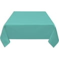 thumbnail image 3 of Square Table Cloth, Solid Teal Blue Tablecloth Washable Dinng Table Covers Decorative for Kitchen & Table Linens 60" x 60", 3 of 8