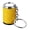 Yellow, variant on Mini Coin Storage Keychain, 2-in-1 Portable Coin Holder, Loose Change Container with Secure Snap Closure, Pocket Coin Bank