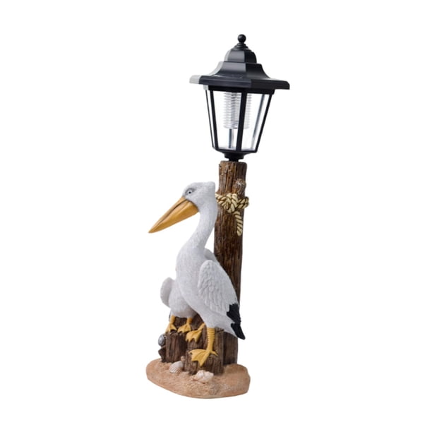 Escultura solar de jardín impermeable, lámpara decorativa, figura, estatua para parterre. 14CMX12CMX42CM