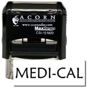 Self-Inking Medi-Cal Stamp with Brown Ink