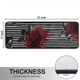 thumbnail image 5 of Kitchen Rugs Sets Of 2,Pioneer Flower Floral Print Pattern Anti Fatigue Kitchen Mat Rugs Non Slip Washable,Decorative Kitchen Floor Mats for Kitchen,Sink,Laundry,17"x47"+17"x47", 5 of 5