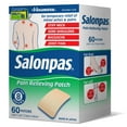 thumbnail image 6 of (6 pack) Salonpas 8 Hour Pain Relief Patch with Camphor 3.1% & Menthol 6% for Back & Muscles, 60 Count, 6 of 9