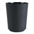 thumbnail image 3 of (4 pack) Mainstays Soft Touch Ribbed Plastic 1.98 Gallon Black Trash Can, 3 of 9