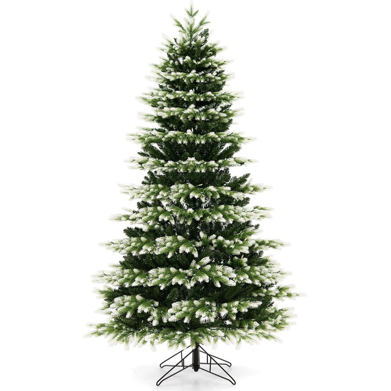 【SEVEN  さま】* christmas tree ❀ ツリー Costway 7 ft Pre-Lit Christmas Tree, Hinged Design, 500 LED Lights