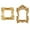 Multicolor, variant on DESIGNICE 2Pcs Vintage Picture Frames,Combo Play Photo Frames,Free Arrange Gold Picture Frames,5.91"X5.91",Style1