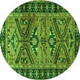 thumbnail image 1 of Ahgly Company Indoor Round Persian Green Traditional Area Rugs, 3' Round, 1 of 1