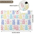 thumbnail image 3 of FORMRS A4 Clipboard Folder with Pen Holder Horizontal Foldable School Office Binder, Colorful Gummy Bears Pattern, 3 of 9