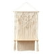 thumbnail image 1 of Estante para colgar en la pared de tapiz blanco, tejidos de macramé bohemio, decoración de estante flotante, borla, decoración para el hogar y Sunnimix Estante de pared tapiz, 1 of 7