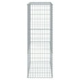 thumbnail image 3 of vidaXL Gabion Basket with Cover 39.4"x19.7"x39.4" Galvanized Iron, 3 of 6
