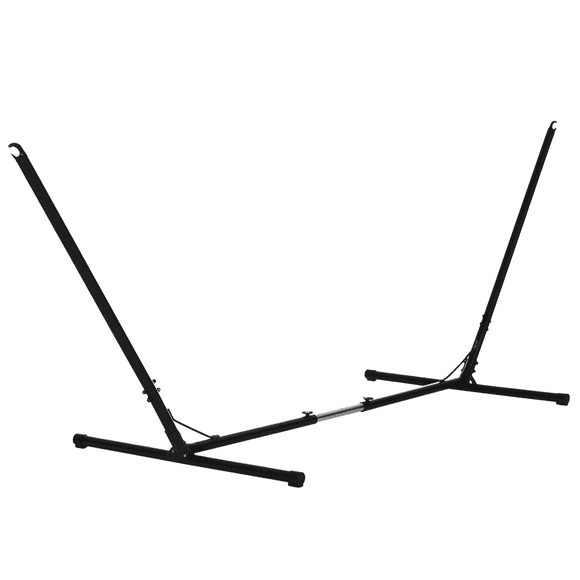 Outsunny Adjustable Hammock Stand, Black