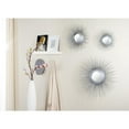 thumbnail image 2 of SAFAVIEH Sunburst Triptych Round Mirror, Silver, Set of 3, 2 of 2