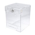 thumbnail image 4 of SHOWERORO 1Pack Hanging Bird Bath Tub Acrylic Transparent Bath Bowl for Birds, 4 of 8