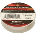 thumbnail image 2 of The Beadsmith S-Lon Fire - Braided and Fused Bead Thread - 4lb. Test, .005"/.12mm Diameter, 15 Yard Spool, Crystal Clear Color - Super Strong Stringing Material for Jewelry Making and Bead Weaving, 2 of 6