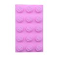 thumbnail image 1 of 3 moldes de chocolate, mini moldes de silicona para chocolate, molde de fondant antiadherente de 15 cavidades, fácil de desmoldar para chocolates caseros, bombones, decoración de pasteles, rosa, 1 of 4