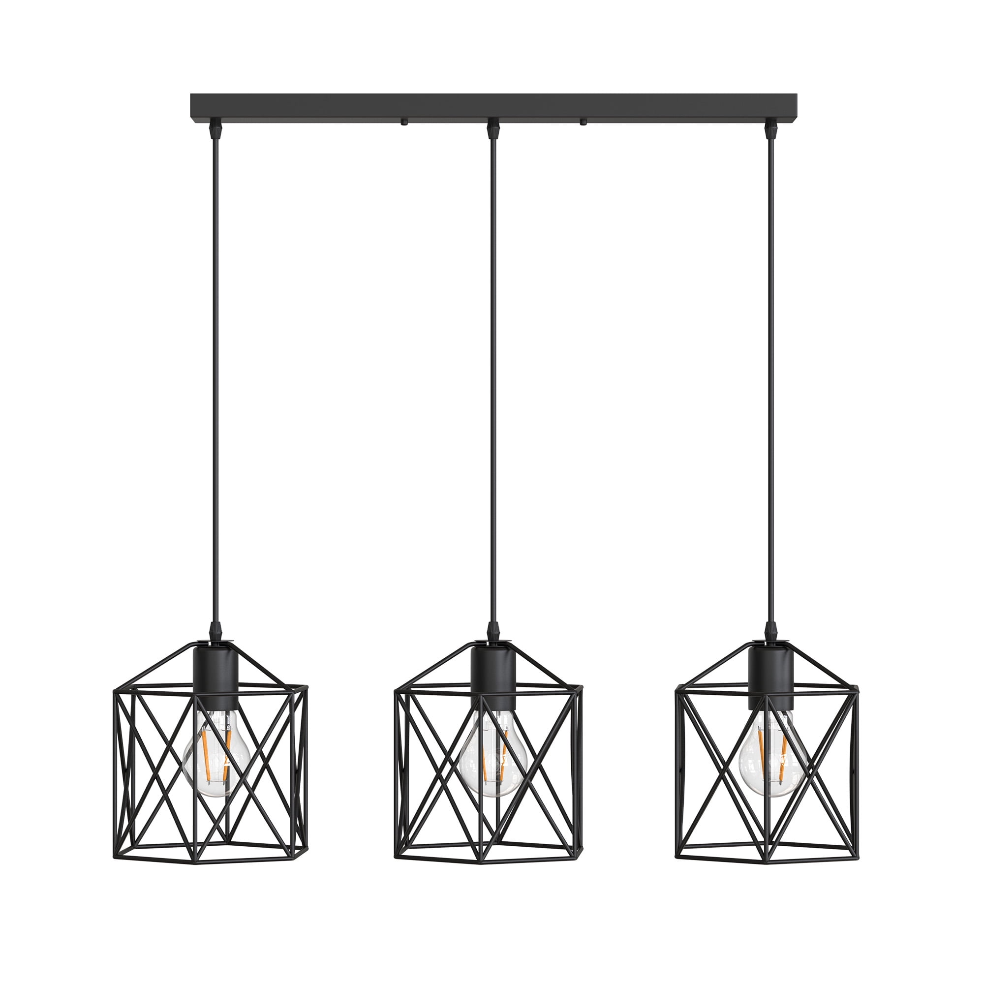 Briignite Pendant Lighting,Geometric Design Adjustable Dining Room