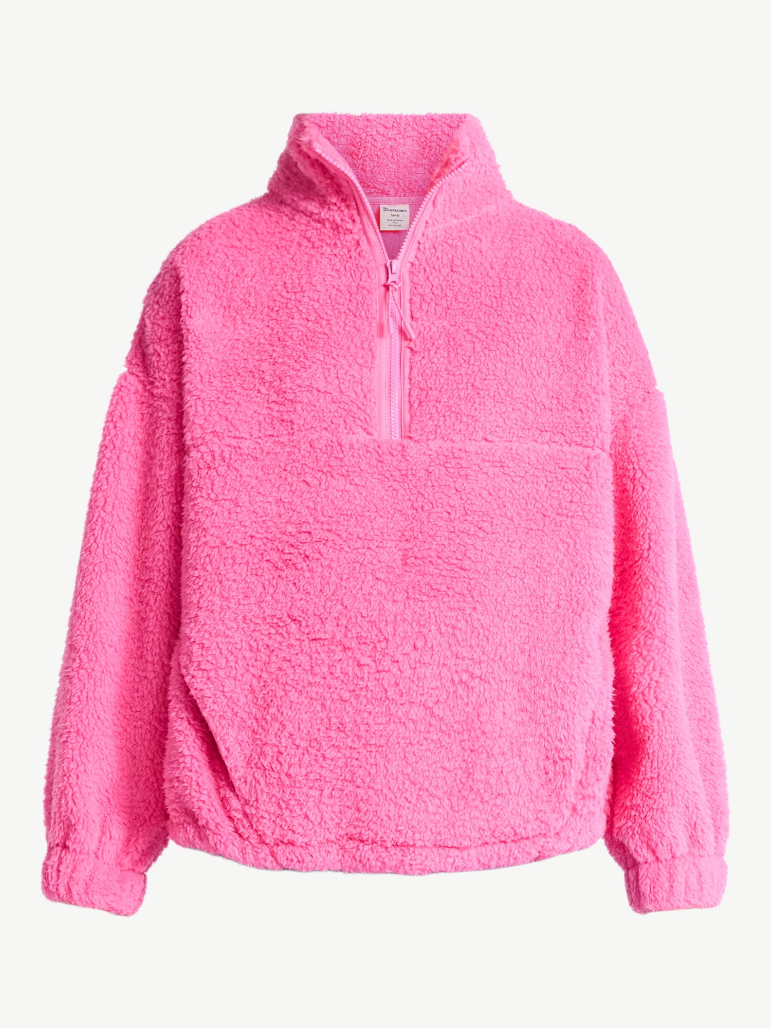 Plush Half-Zip Pullover, Women's and Plus - image 5