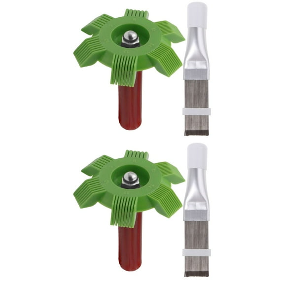 4 PCS Air Conditioner Cleaning Tool Fin Comb Condenser Versatilen Multiple Jobs
