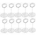 thumbnail image 5 of HOMEMAXS 10Pcs Table Number Holders for Weddings Silver 3.34in Carbon Steel for Elegant Decor, 5 of 8