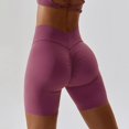 thumbnail image 4 of Pantalones cortos de Yoga con realce para mujer, Shorts deportivos de cintura alta para gimnasio, Fitness, Yoga, LiftButt, ciclismo, pantalones cortos de entrenamiento para correr, 4 of 5